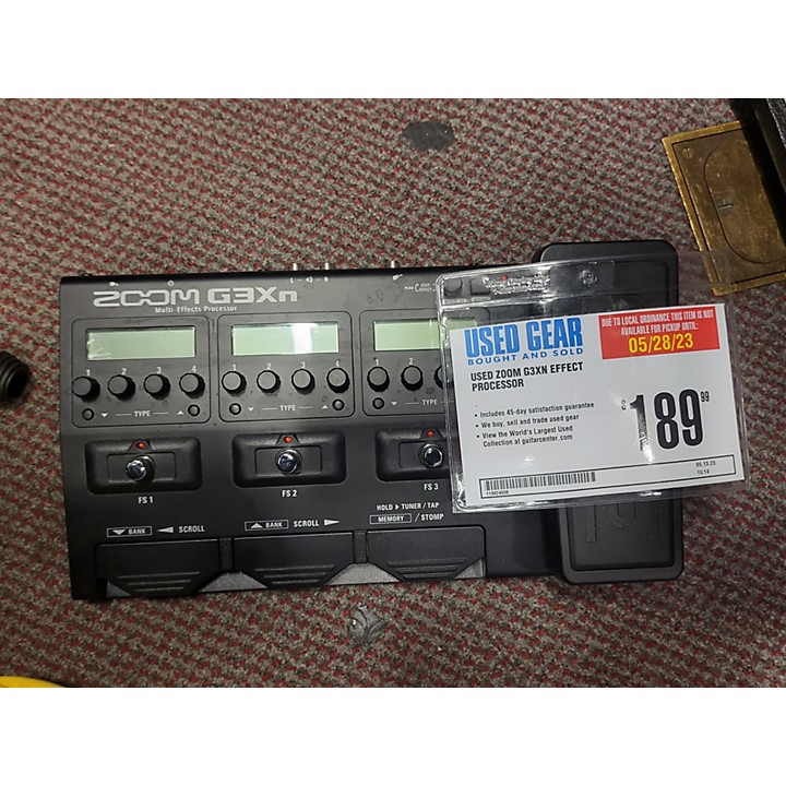 Used Zoom G3XN Effect Processor | Guitar Center