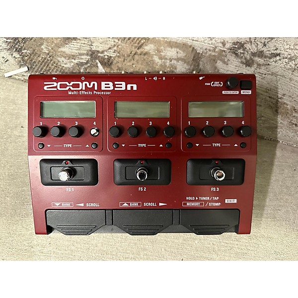 Used Zoom B3 Bass FX And Amp Simulator Bass Effect Pedal Guitar Center