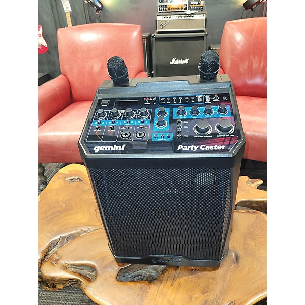 Used Gemini Party Caster Powered Speaker