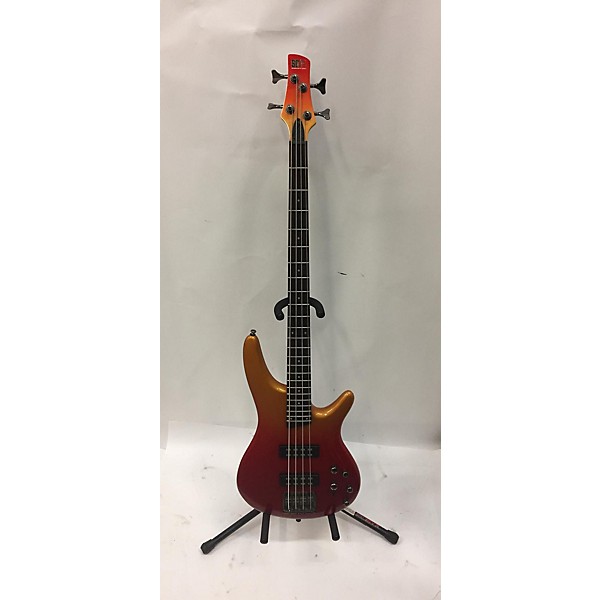 Used Ibanez SR300 Electric Bass Guitar Metallic Orange | Guitar Center