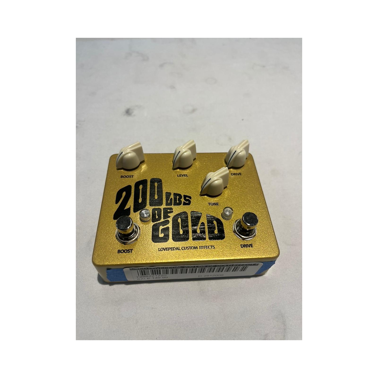 Used Lovepedal 200 Lbs Of Gold Effect Pedal