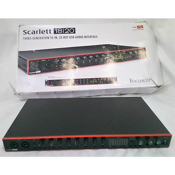 Used Focusrite Scarlett 18i20 Gen 3 Audio Interface | Guitar Center