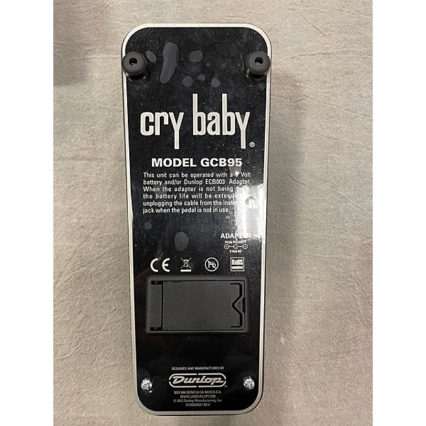 Used Dunlop Original Cry Baby Wah Effect Pedal