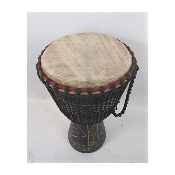 Used Miscellaneous Hand-carved Djembe 11in Djembe