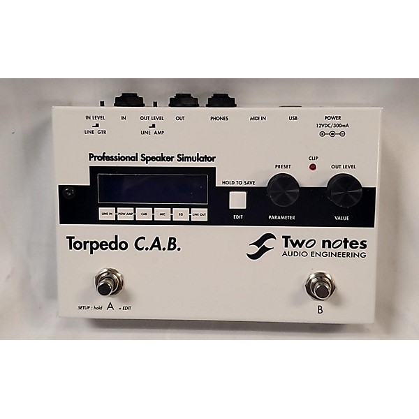 Used Two Notes AUDIO ENGINEERING TORPEDO CAB Effect Pedal