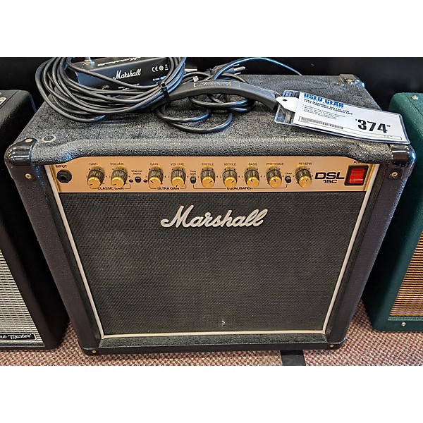 Used Marshall DSL15C 15W 1x12 Tube Guitar Combo Amp