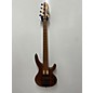 Used Used Petrounov Custom Double Cut Natural Mahogany Electric Bass Guitar thumbnail