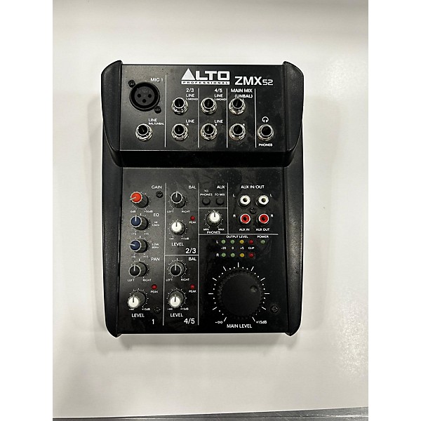 Used Alto ZMX52 5Channel Unpowered Mixer Guitar Center