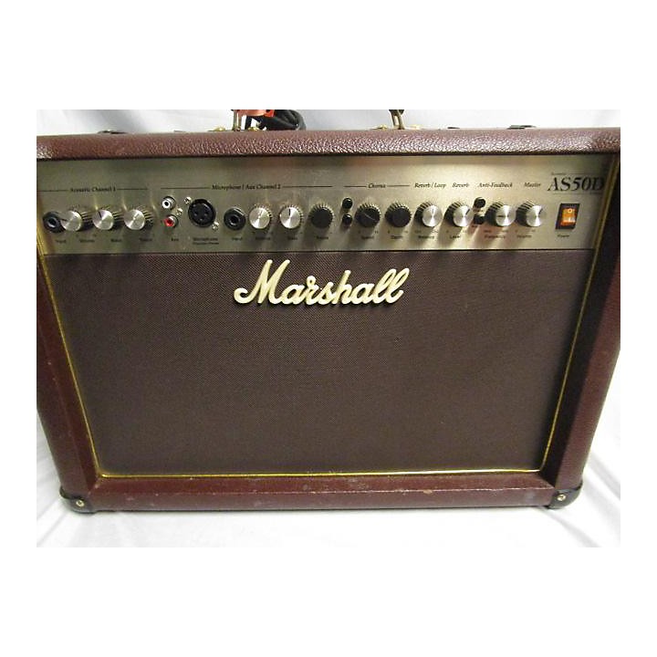 Used Marshall AS50D 50W 2X8 Acoustic Guitar Combo Amp Guitar Center