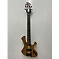 Used Used Quintino Custom Double Cut Natural Walnut Electric Bass Guitar thumbnail