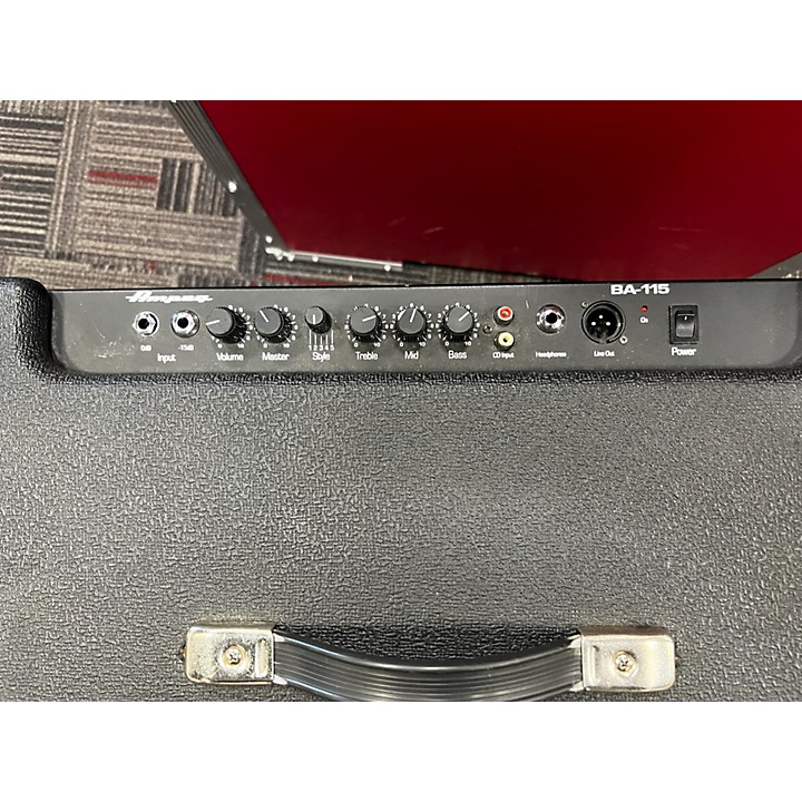 Used Ampeg BA115 100W 1x15 Bass Combo Amp Guitar Center