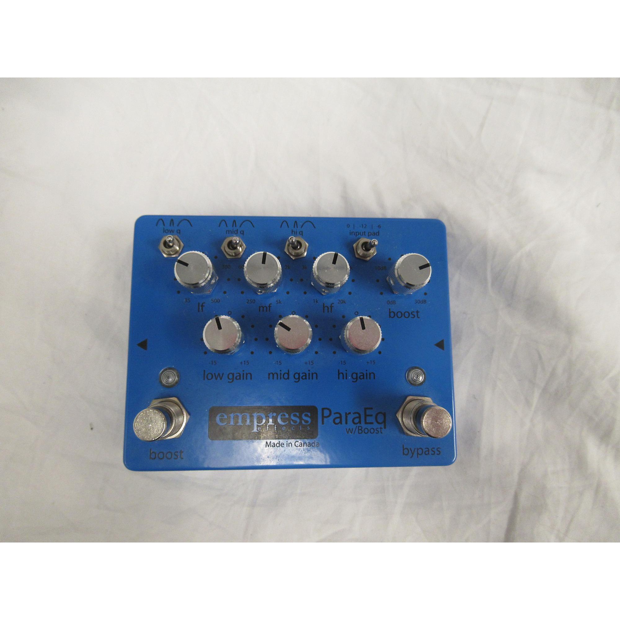 Used Empress Effects ParaEq With Boost EQ Pedal