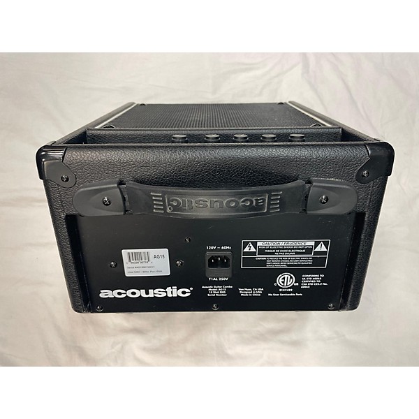 Used Acoustic AG15 15W 1X8 Acoustic Guitar Combo Amp