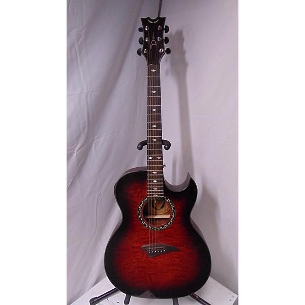 Used Dean Exhibition Quilt Ash Acoustic Electric Guitar