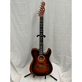 Used Fender Used Fender American Acoustasonic Telecaster 2 Color Sunburst Acoustic Electric Guitar