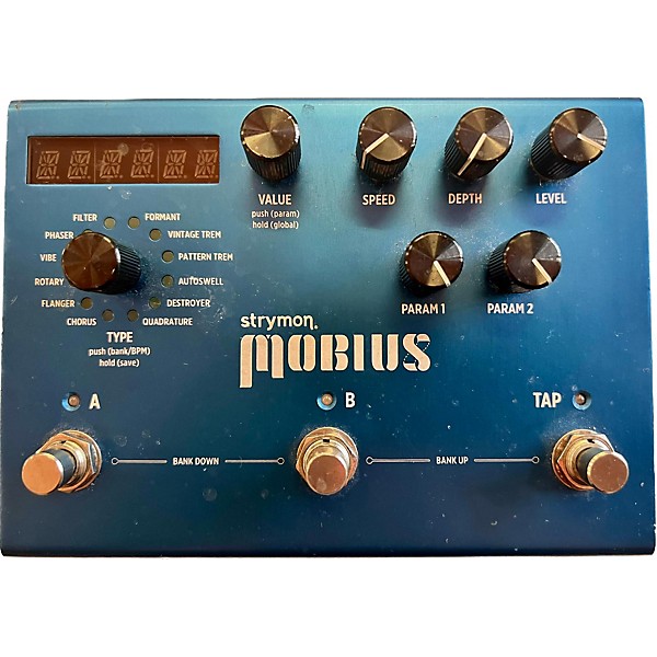 Used Strymon Mobius Multidimensional Modulation Effect Pedal