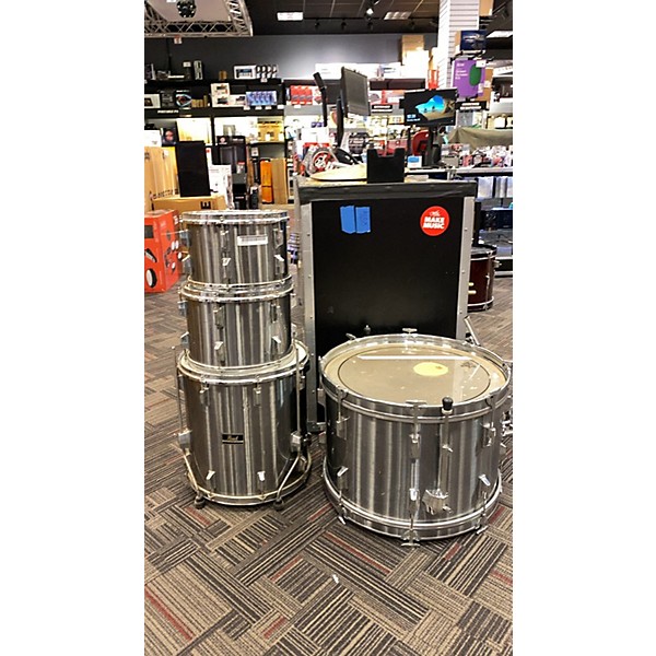 Used Pearl Export Drum Kit Brushed Steel Guitar Center