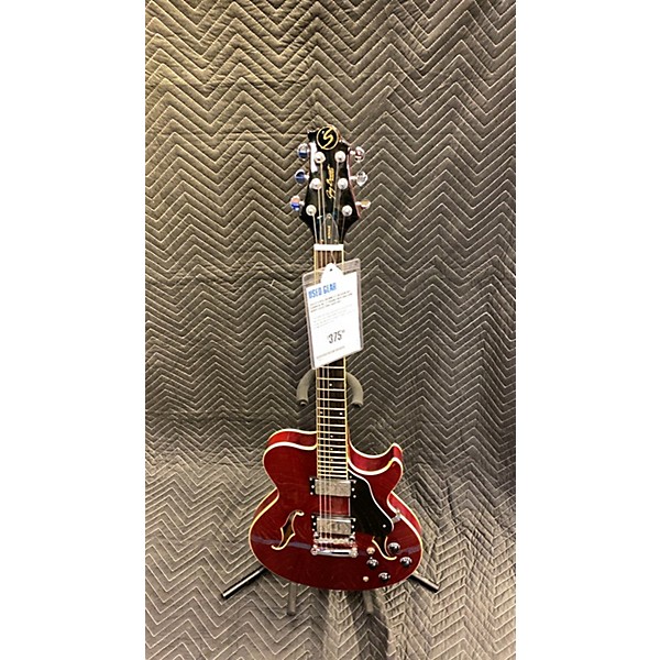 Used Greg Design by Samick RL2 Hollow Body Electric Guitar Trans Red Guitar Center