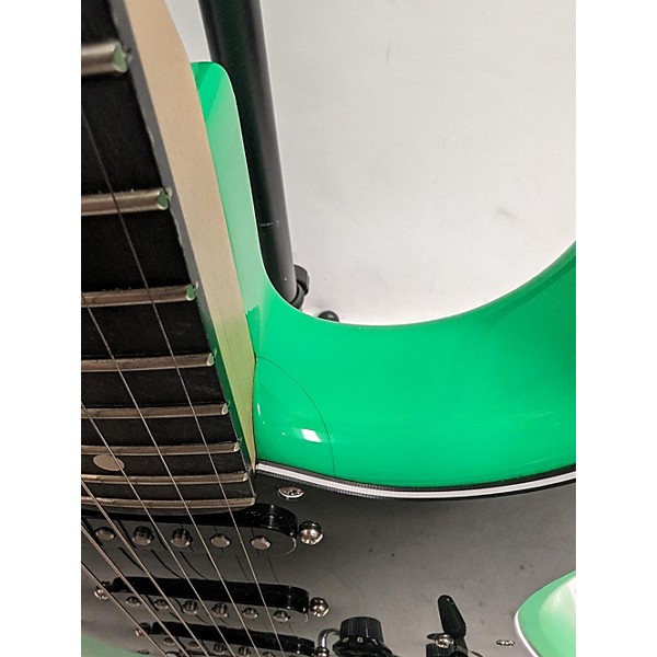 Used Fender Used Fender Player Stratocaster Limited Edition Neon Green Solid Body Electric Guitar