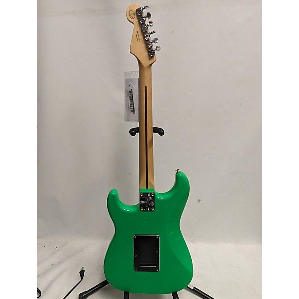 Used Fender Used Fender Player Stratocaster Limited Edition Neon Green Solid Body Electric Guitar