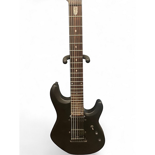 Used Sterling by Music Man John Petrucci JP157 7 String Black Solid Body Electric Guitar