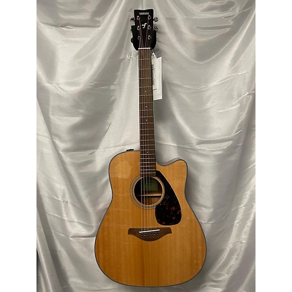 Used Yamaha FGX800C Acoustic Electric Guitar Natural | Guitar Center