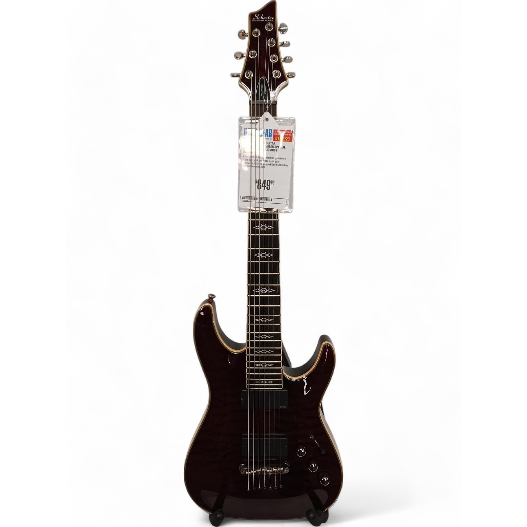 ギター Schecter Hellraiser special Used Schecter Guitar Research Hellraiser Special C7 red wave