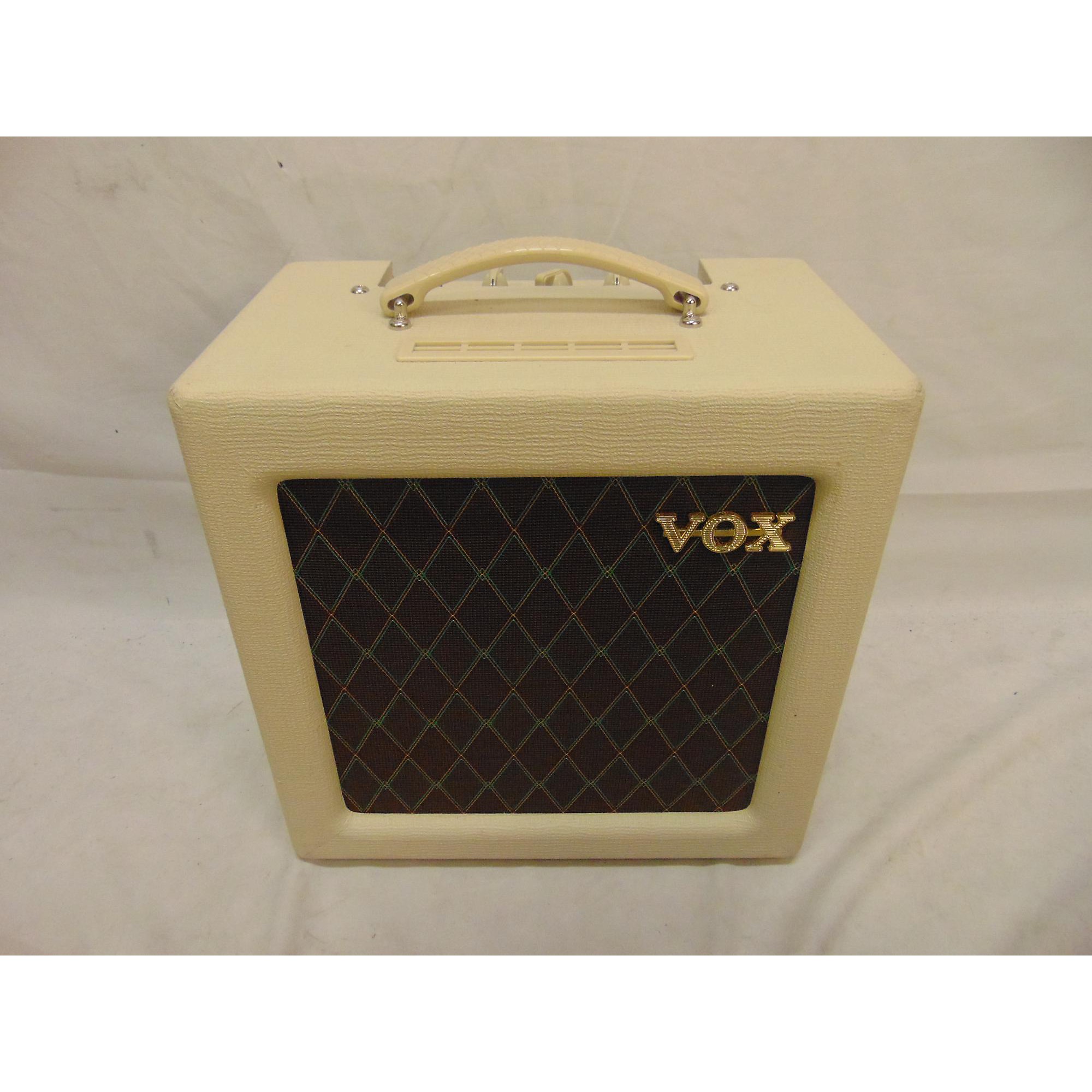 Used VOX AC4C1 LIMITED WHITE BRONCO Tube Guitar Combo Amp | Guitar