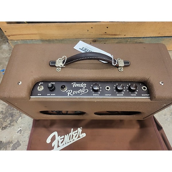 Used Fender 1962 Reverb Tank Tube Guitar Amp Head