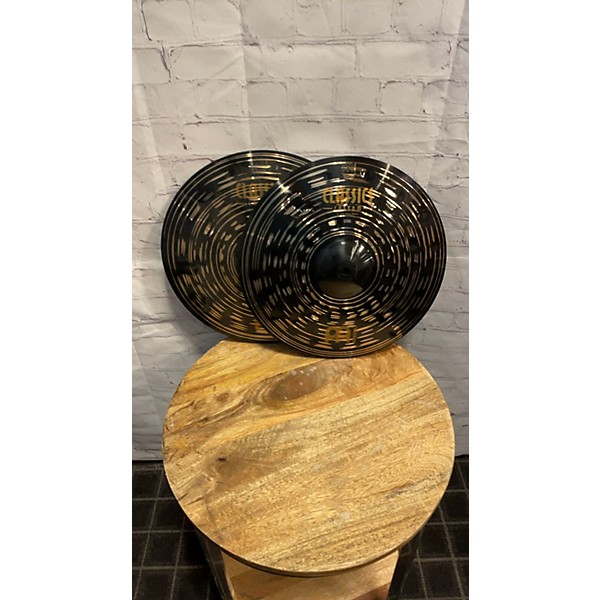 Used MEINL 14in Classics Custom Dark Hi Hat Cymbal Guitar Center