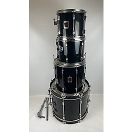 Used Ludwig Used Ludwig 4 piece ROCKER Black Drum Kit