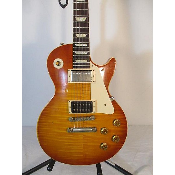 Used Gibson CUSTOM SHOP JIMMY PAGE LES PAUL AGED SUNBURST Solid Body Electric Guitar