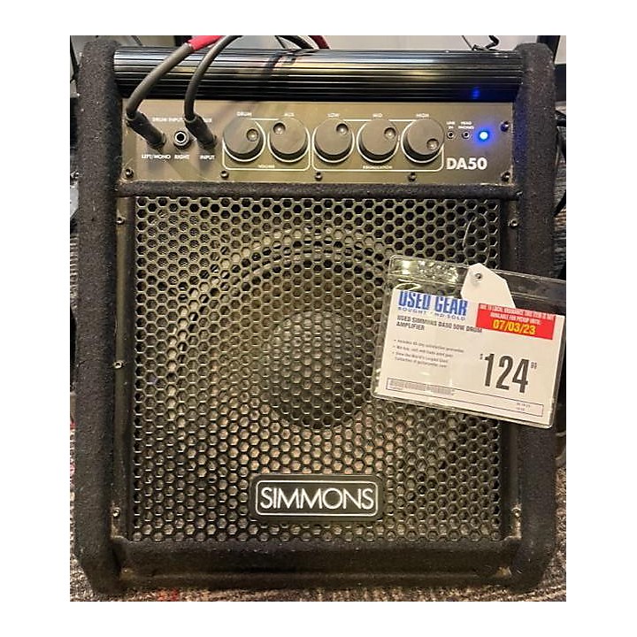 Used Simmons DA50 50W Drum Amplifier Guitar Center
