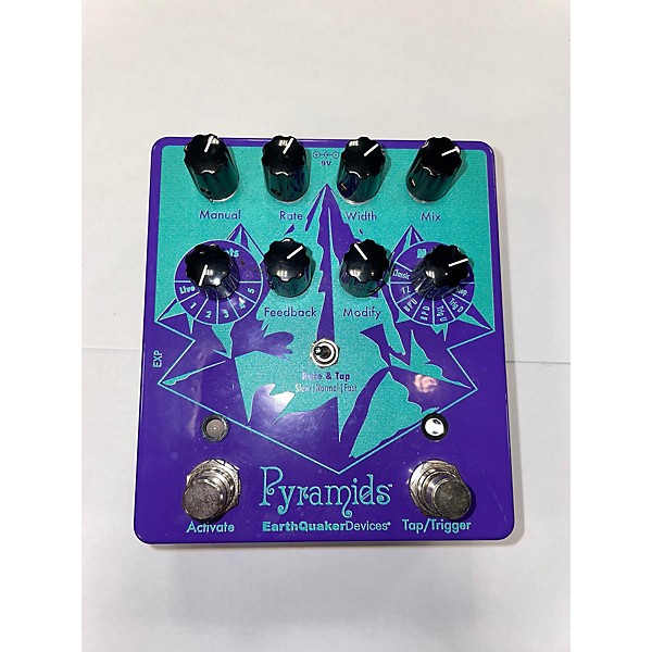 Used EarthQuaker Devices Pyramids Stereo Flanging Device Effect Pedal