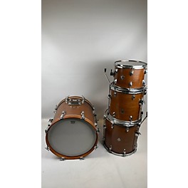 Used PRECISION DRUM CO Used PRECISION DRUM CO 4 piece WALNUT WARRIOR Natural Drum Kit