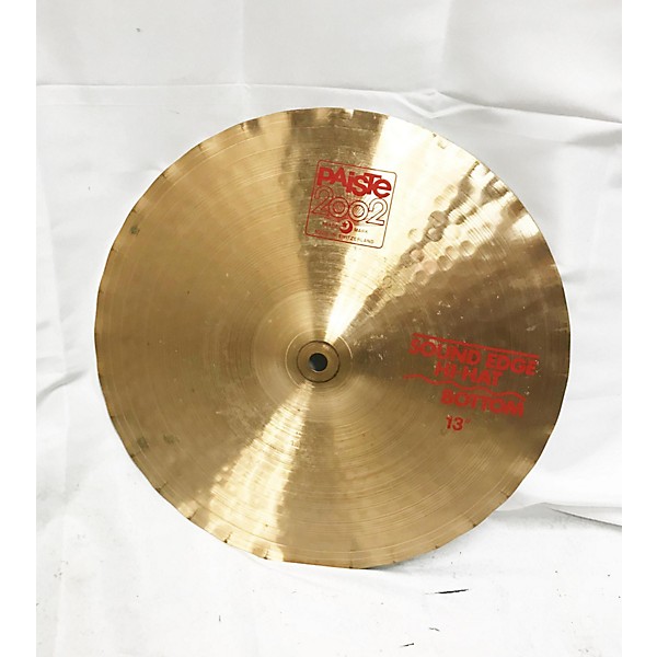 Used Paiste 13in 2002 Sound Edge Bottom Cymbal