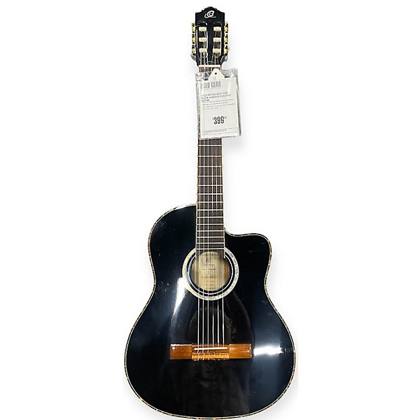 Used Ortega RCE141BK Acoustic Electric Guitar