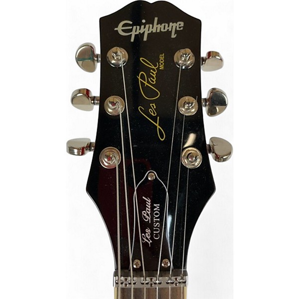 Used Epiphone Les Paul Custom 3 Color Sunburst Solid Body Electric Guitar