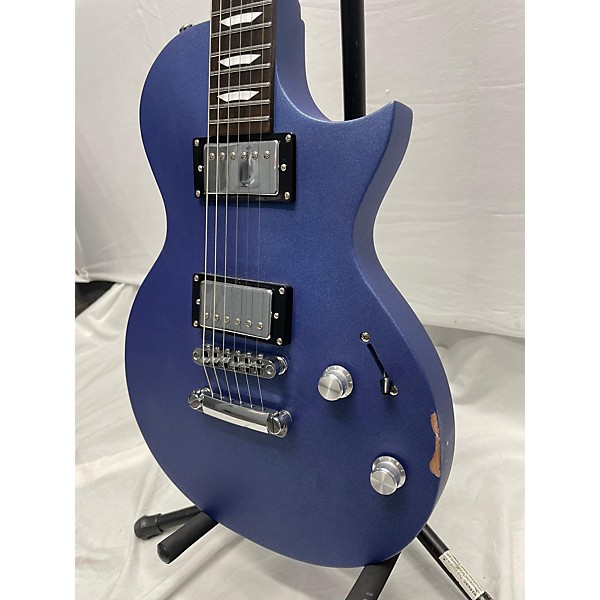 Used Used EART LP610 Metallic Blue Solid Body Electric Guitar Guitar
