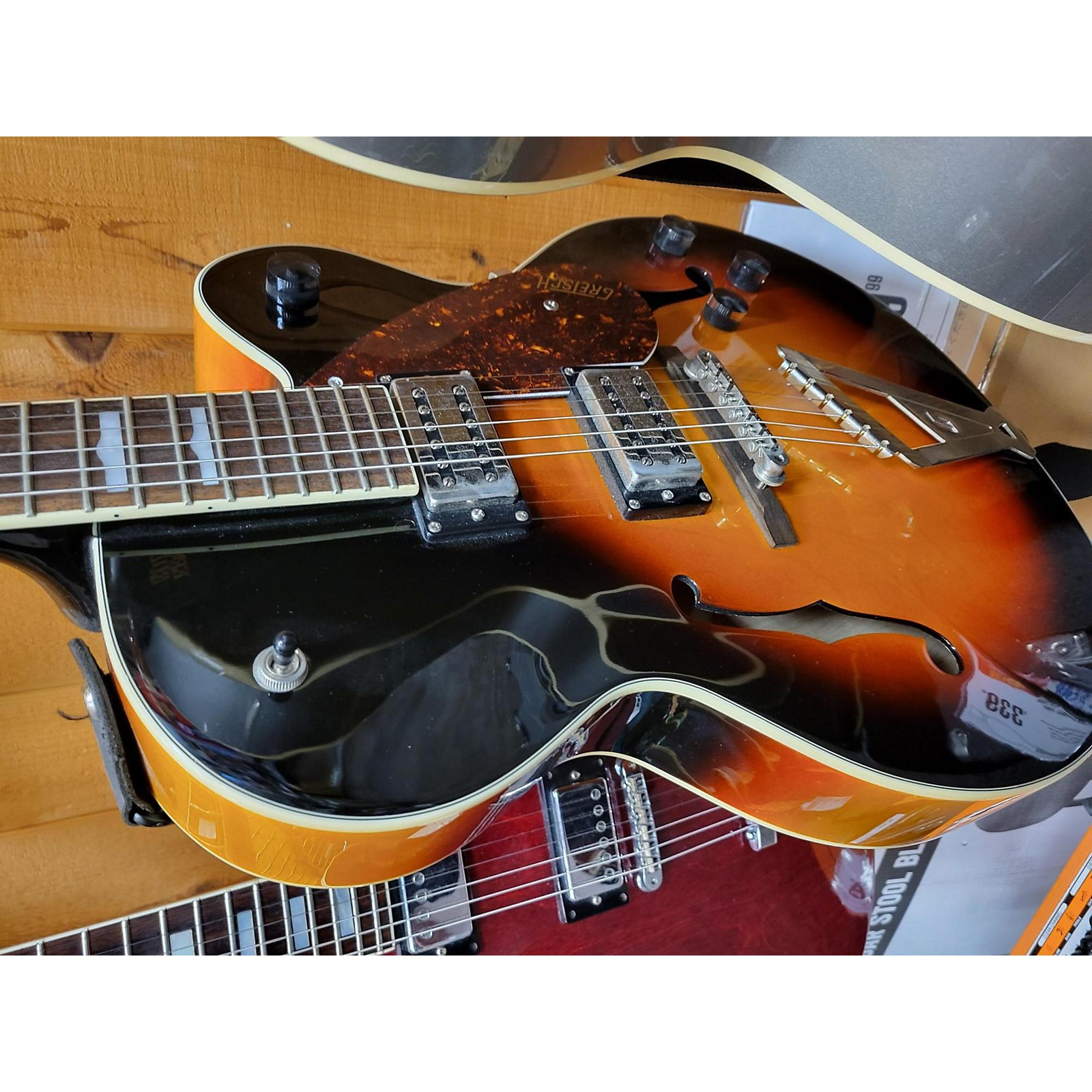 Used Gretsch Guitars G2420/ABB Hollow Body Electric Guitar 2 TONE BURST ...