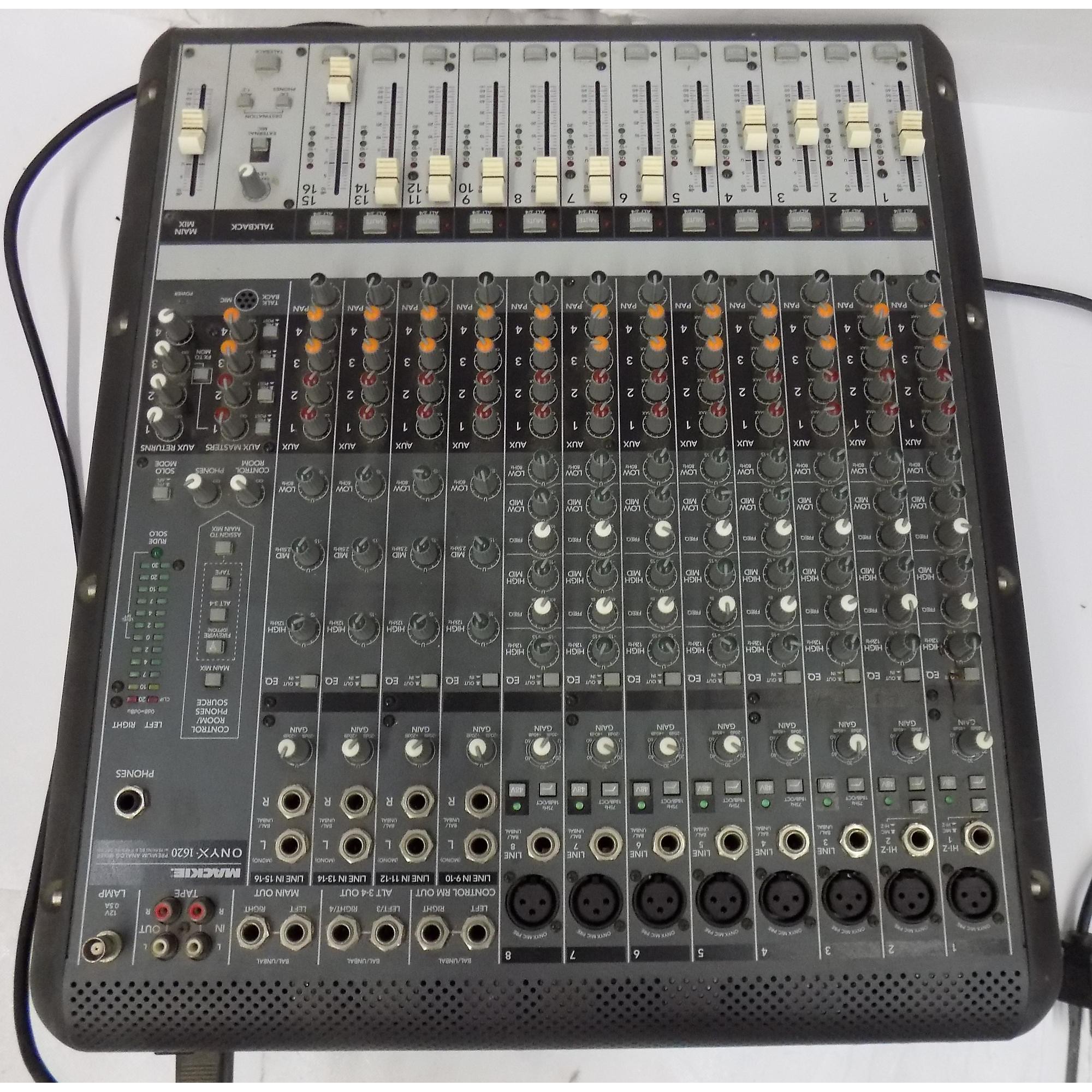 Used Mackie Onyx 1620 Powered Mixer