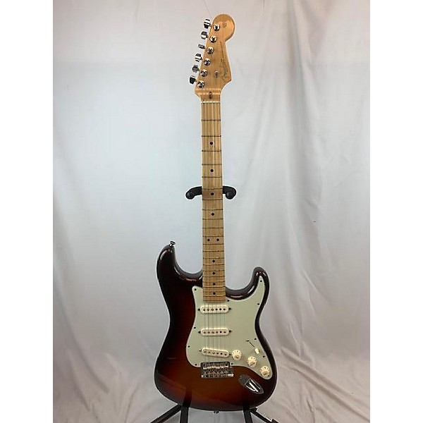 Used Fender Used 2016 Fender American Deluxe Stratocaster Plus HSS Mystic 3 Tone Sunburst Solid Body Electric Guitar