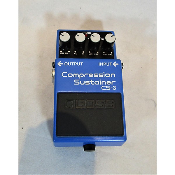 Used BOSS CS3 Compressor Sustainer Effect Pedal Guitar Center