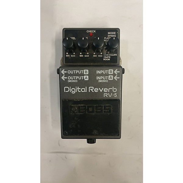 Used BOSS RV5 Digital Reverb Effect Pedal Guitar Center