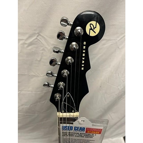 Used Reverend WARHAWK RT 3 TONE BURST Solid Body Electric Guitar