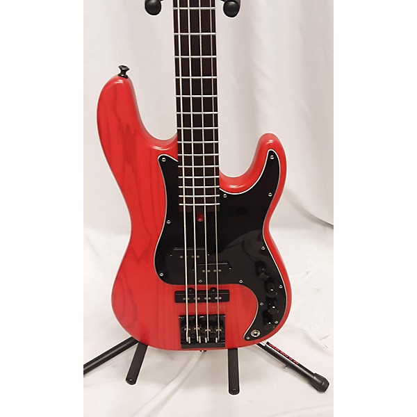 Used Used Roger PB Red Electric Bass Guitar