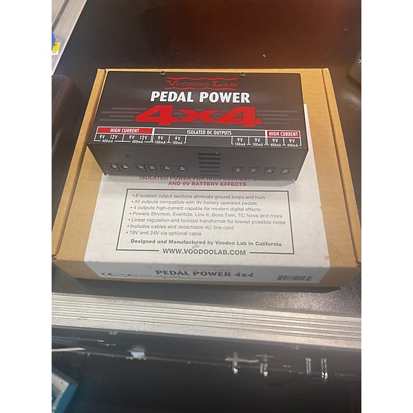 Used Voodoo Lab Pedal Power 4X4 Power Supply | Guitar Center