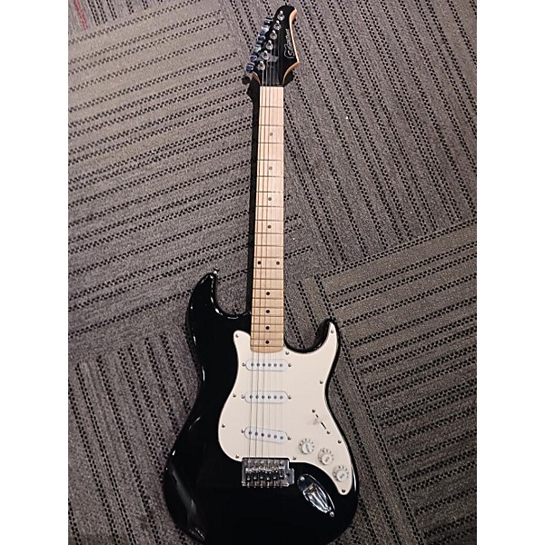 Used Silvertone SS11 Solid Body Electric Guitar Black Guitar Center