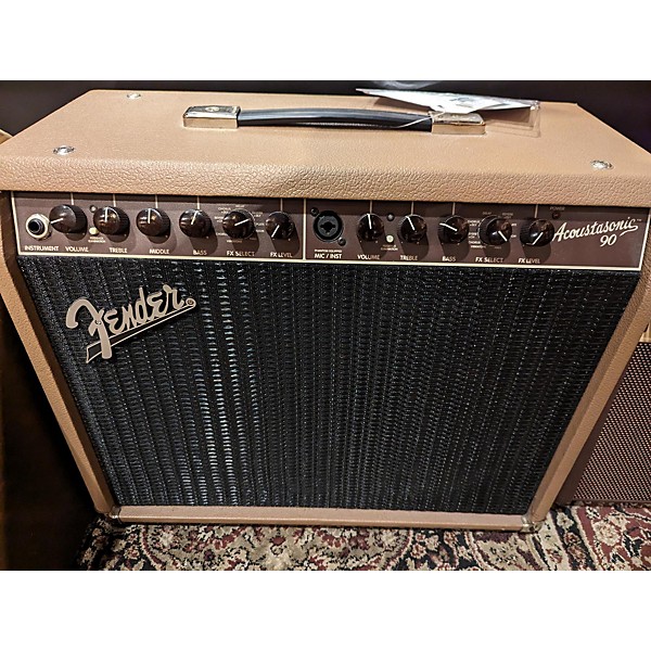 Used Fender Acoustasonic Jr Dsp 80W Acoustic Guitar Combo Amp