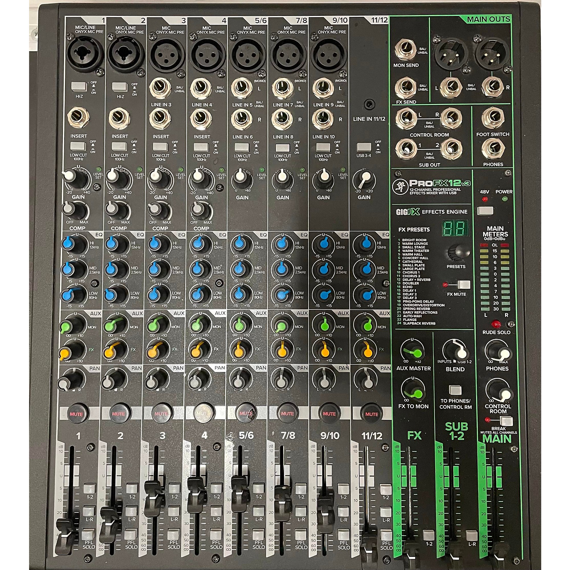 Used Mackie PROFX12V3 Unpowered Mixer | Guitar Center